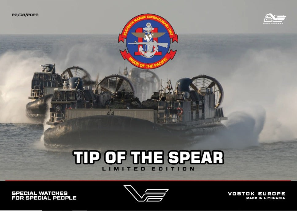 Limited Edition!!!! Vostok Europe 11th Marine Expeditionary Unit 6S21-225C465A Exclusive R2A Men's Watch