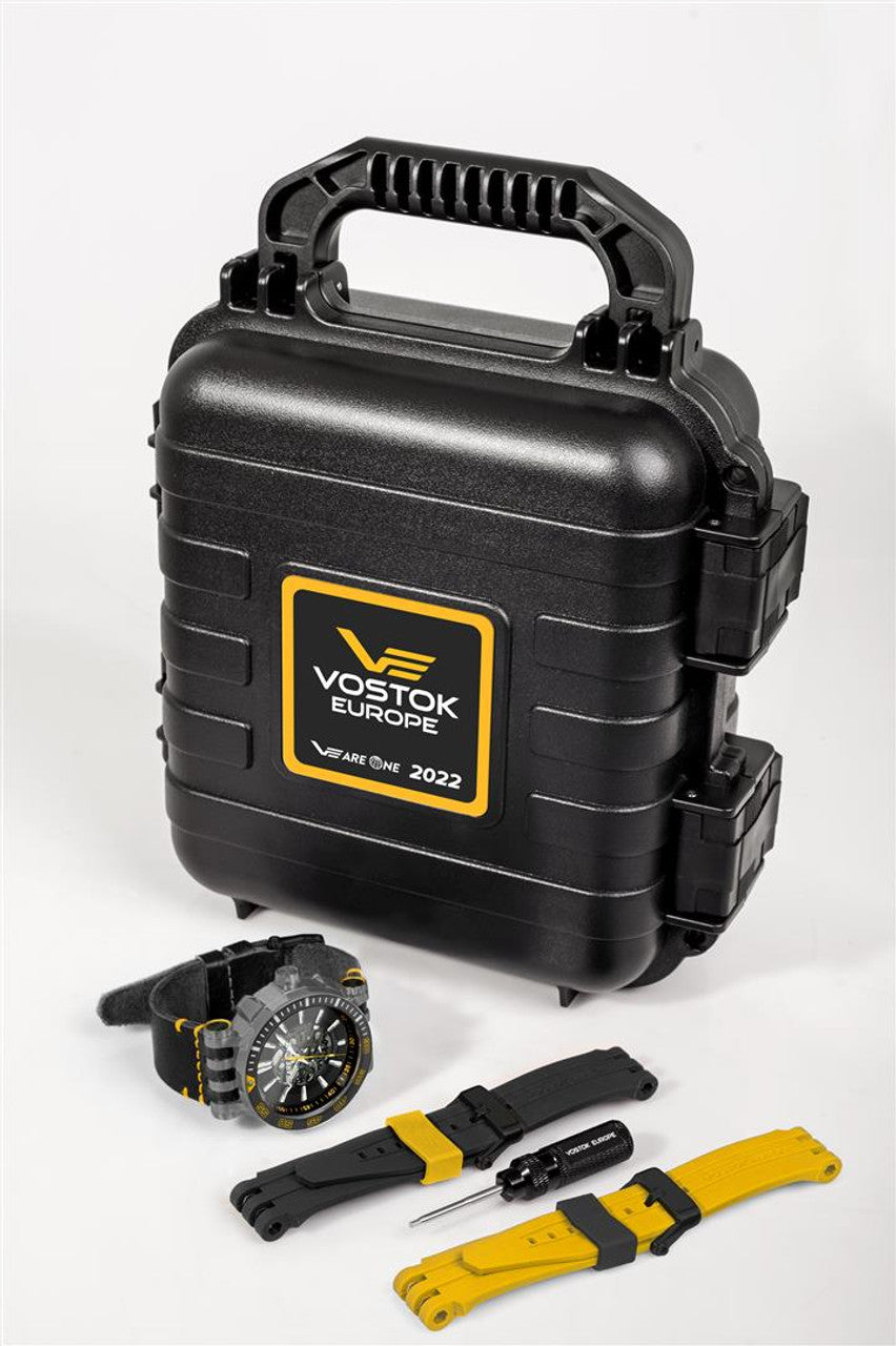 Vostok Europe VEAreOne 2022 Energia-2 Titanium Watch Black-Dial NH72/575H704