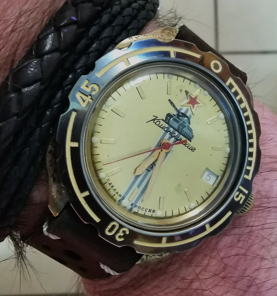 Vintage Vostok Komandirskie Gold Dial USSR (Rare)