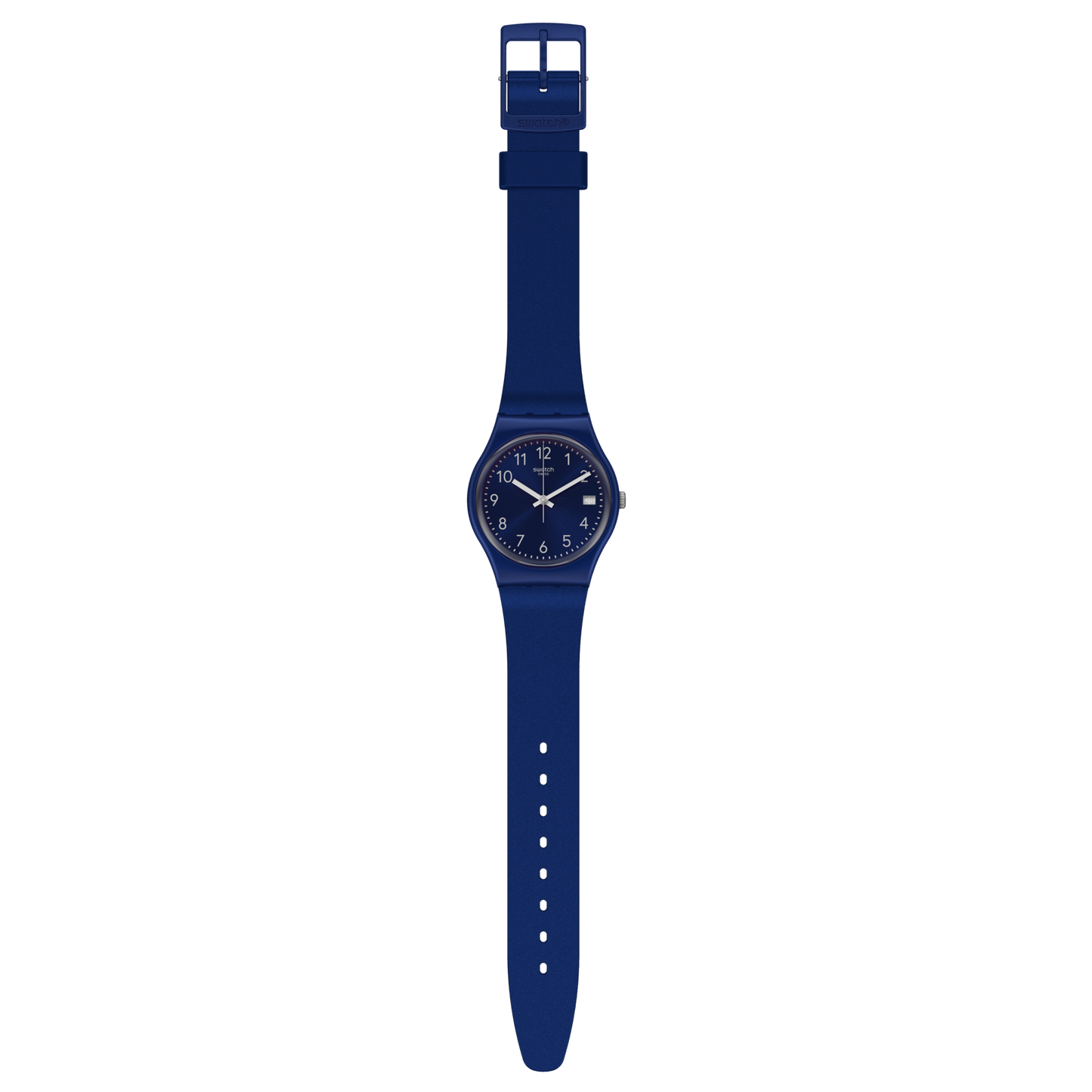 Swatch Essentials Ladies' Silver In Blue