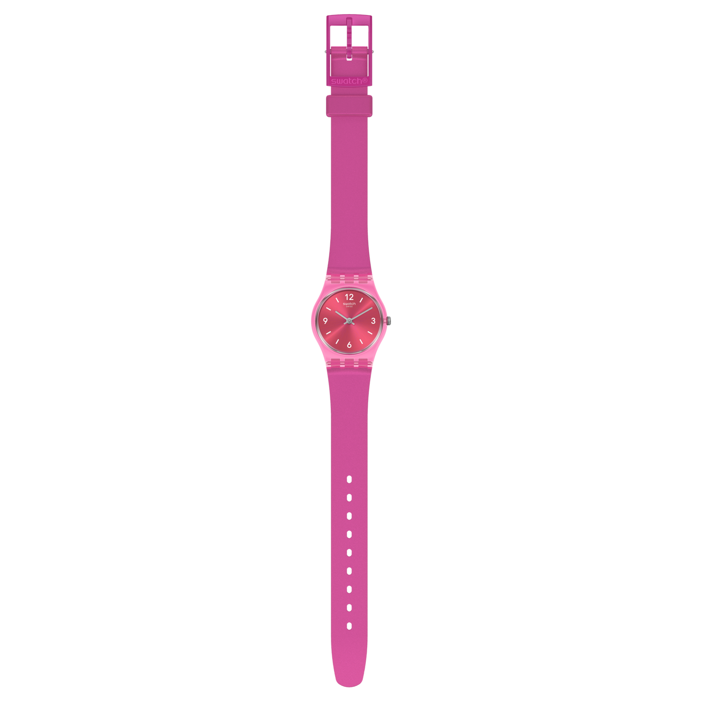 Swatch Fairy Cherry Quartz Pink Dial Ladies Watch LP158