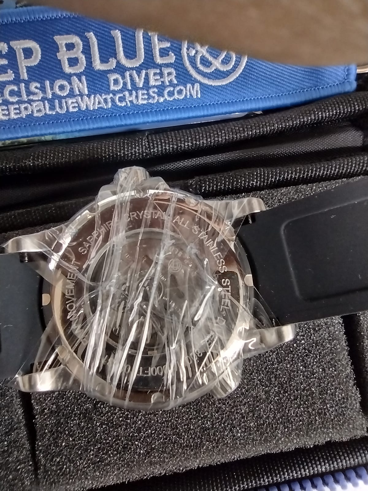 Deep Blue Master 1000 II 44MM Automatic Diver Ceramic Bezel-Blue Abalone Dial