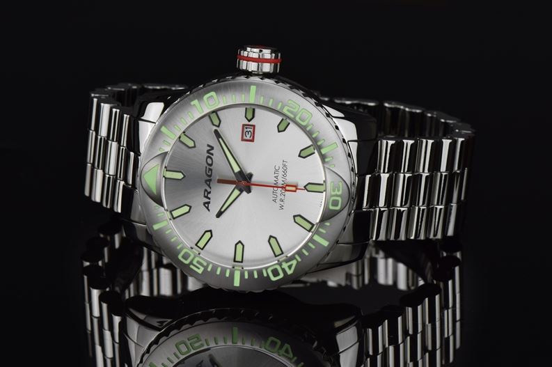 Aragon Matador 50 NH35 Silver Dial