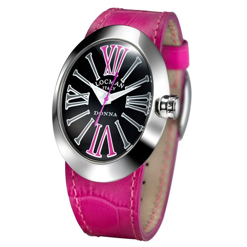 Locman Lady’s Pink Change Steel Skin 410KP/370 with 3-Straps