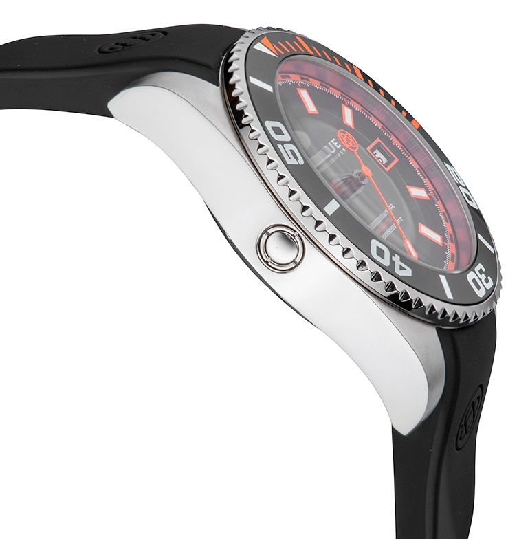 Pre-Owned Deep Blue Ocean Diver Swiss Automatic Ceramic Bezel.