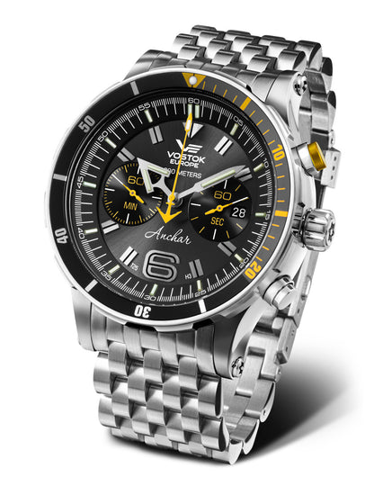 Vostok-Europe Anchar Dive Chronograph on Bracelet Watch 6S21/510A584B