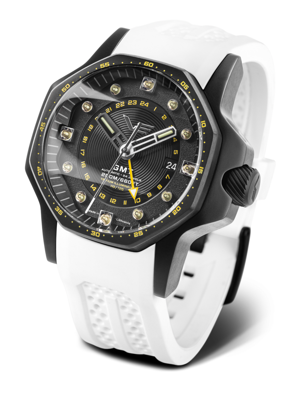 Vostok-Europe Atomic Age Enrico Fermi Automatic GMT Watch NH34-640C703