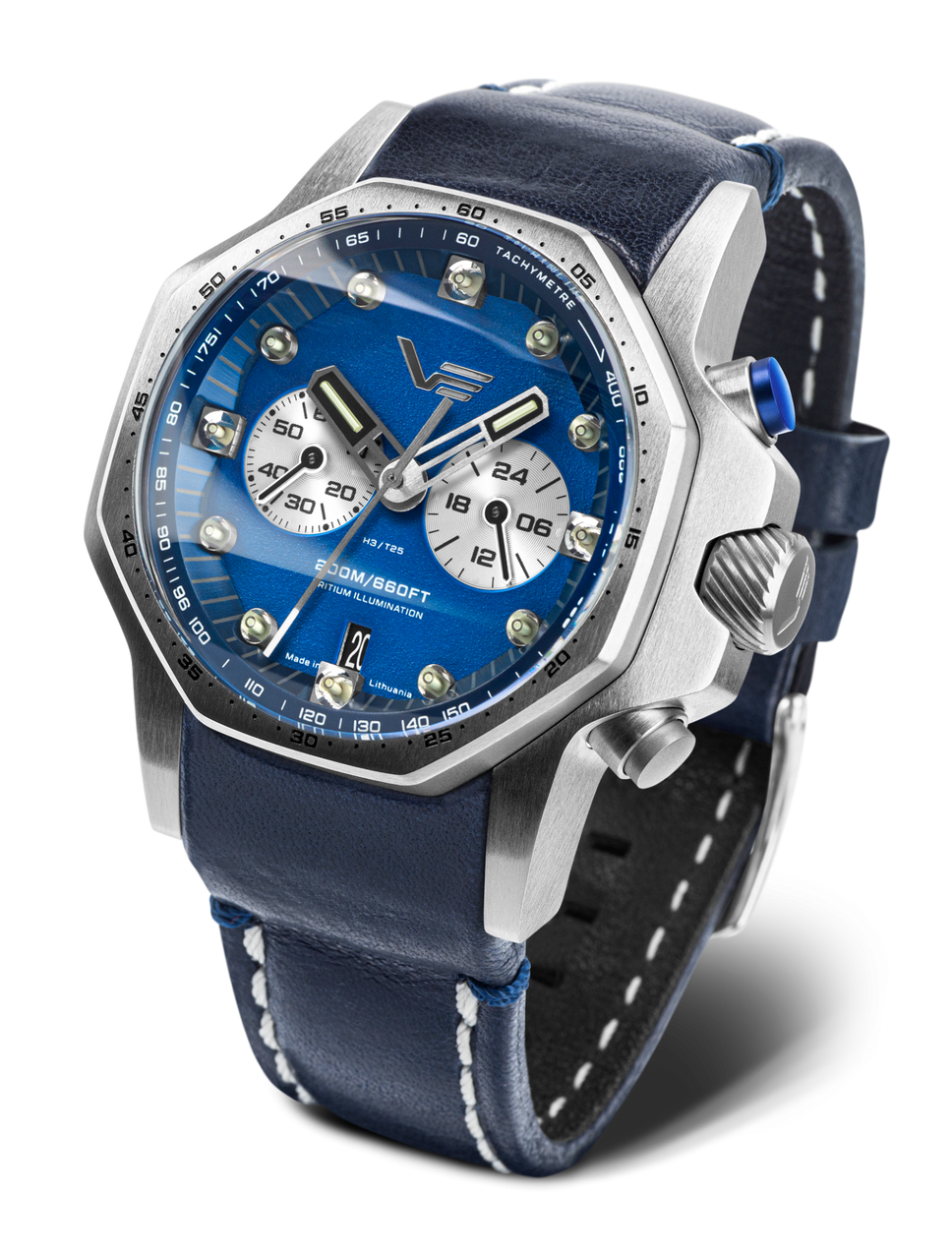 Vostok-Europe Atomic Age Andrei Sakharov Mecha-Quartz Watch VK64-640A700