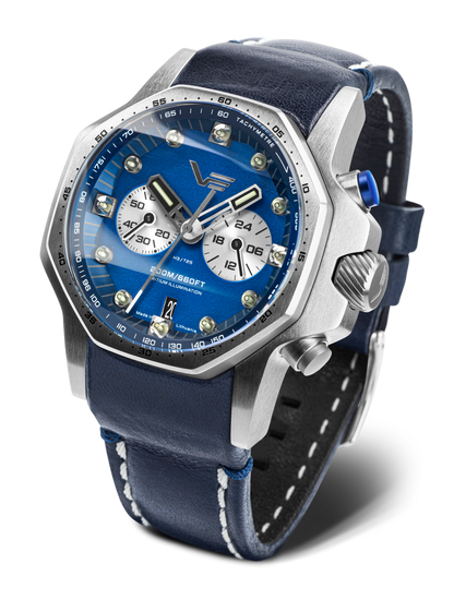 Vostok-Europe Atomic Age Andrei Sakharov Mecha-Quartz Watch VK64-640A700