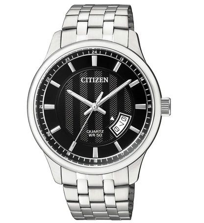 Citizen Black Dial Silver Quartz Men's Watch BI1050-81E