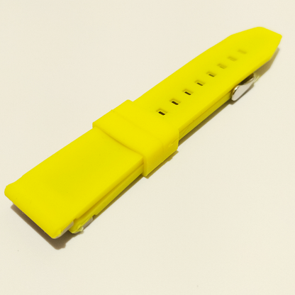 Men's Yellow and Grey silicone strap 20mm
