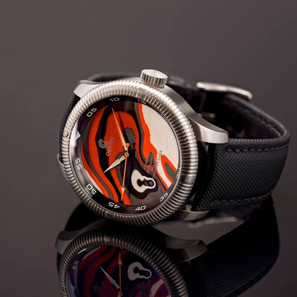 Buy Men's Watches | Ocean Crawler Champion Diver Fordite Type B | World  Shipping – ZB Watches
