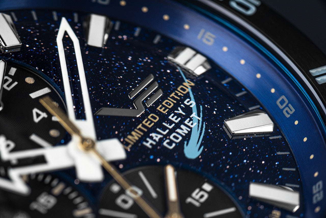 Vostok-Europe Celestial Objects Halley's Comet Chronograph 6S10-320E694