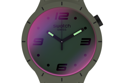 Swatch Futuristic Green Quartz Men's Watch SO27M105