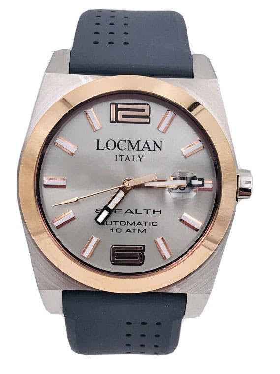 Locman Stealth Automatic Gold Bezel 205SACG/525 Men's Watch