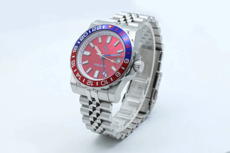 The Ugly Watch Co's 100m GMT Sport Diver Red Dial