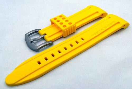 Vostok Europe Anchar Silicon Strap 24mm Yellow-Anc.24.S.M.Y